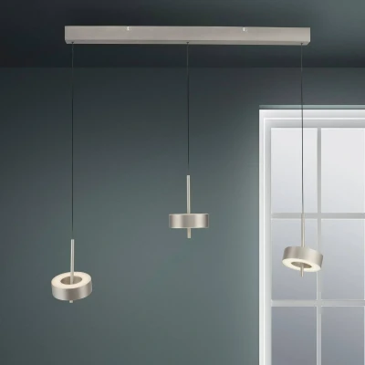 Afbeelding van Paul Neuhaus 3 lichts hanglamp Q Rotate aluminium modern 2248 95