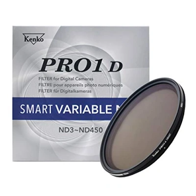 Afbeelding van Kenko Fotografie grijs filter PRO1D SMART VARIABLE NDX ND3 ND450 67mm, tot 450 traploze aanpassing, Voor lange belichting, video opname