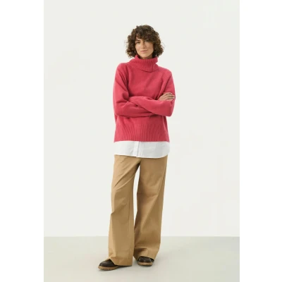 Afbeelding van Part Two LeightonPW Damestrui, regular fit, lange mouwen, Holly Berry, L