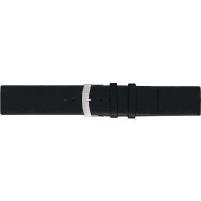 Afbeelding van Morellato PMX019LARGE IG horlogebandje Leer Zwart 28 mm