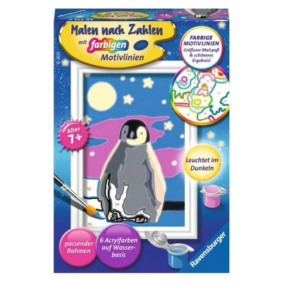 Afbeelding van Ravensburger Malen nach Zahlen 28775 Kleiner Pinguin Kinder ab 7 Jahren