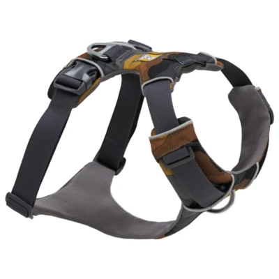 Afbeelding van Ruffwear Front Range Harnass Bruin&amp;Camouflage Hondentuig S