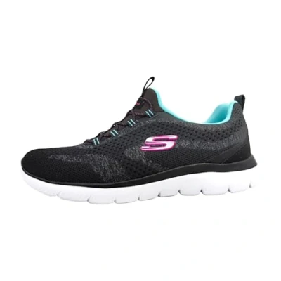 Afbeelding van Skechers Summits NEW Nature Sneakers laag, Dames, Maat: 38, Schwarz Textiel
