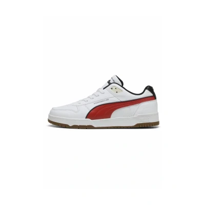 Afbeelding van Puma Porsche Legacy RBD GAME Sneakers MIT Niedrigem Profil laag whitered fire, Maat: 40, White red fire Leer