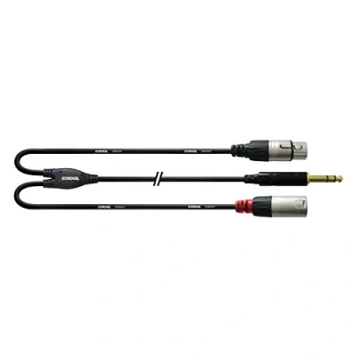 Afbeelding van Cordial Insertkabel XLR m/f 3m Rean stekker CFY 3 VFM Invoerkabel
