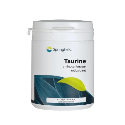 Afbeelding van Springfield Taurine 500mg Capsules