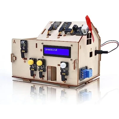 Afbeelding van KEYESTUDIO Smart Home IoT Kit for Arduino UN0 R3, Electronics Automation Coding Toys, Learning Mechanical Building, Electrical Engineering, Code Educational Kids Teens Adults