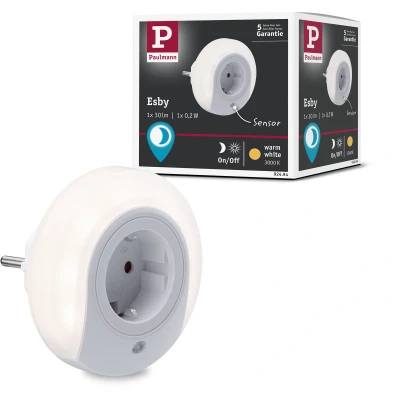Afbeelding van Paulmann Bilby 92494 LED nachtlamp Rond Warmwit Wit