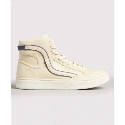 Afbeelding van Superdry Vegan Basket Ov High Sneakers Beige EU 38 Vrouw