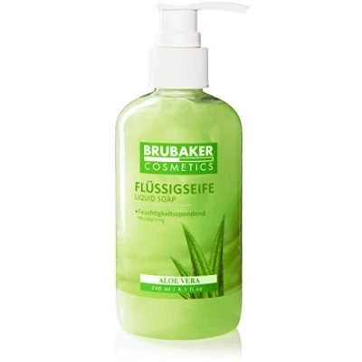 Afbeelding van BRUBAKER Cosmetics 50 Pack Handzeep Vloeibare Zeep Aloë Vera X 240 ML in een Praktische Dispenser Reinigt Zacht en Hydrateert