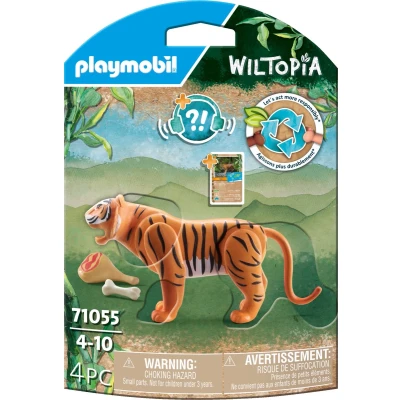 Afbeelding van Playmobil Wiltopia Tiger Miniaturen voor kinderen, Maat: One Size, Multi coloured