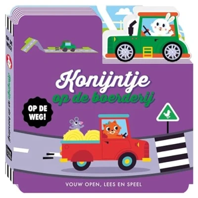 Afbeelding van op de weg Konijntje boerderij (Hardback)