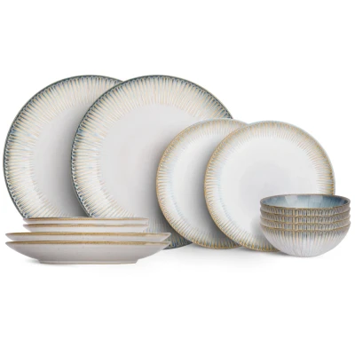 Afbeelding van Cosy &amp; Trendy Serviesset Listra Ocean 12 Delig