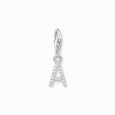 Afbeelding van Thomas Sabo 1938 051 14 Charm Dames 925er Zilver Letter A