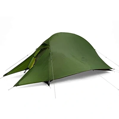 Afbeelding van Naturehike Cloud Up 1 persoon, rugzaktent, licht, camping, wandelen, koepeltent voor man (bosgroen upgrade 20D)
