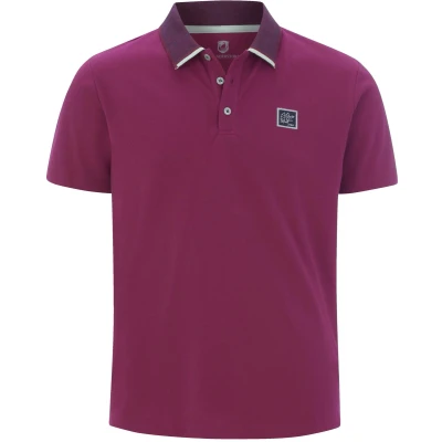 Afbeelding van Jan Vanderstorm Morlan Poloshirt, Heren, Maat: Large, Dunkelrot