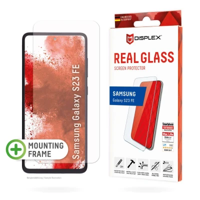 Afbeelding van Screenprotector Samsung Galaxy S23 FE: Displex Real Glass 2D