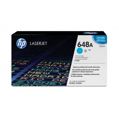 Afbeelding van HP 648A (CE261A) Toner Cyaan