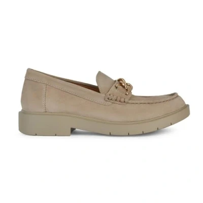 Afbeelding van Geox Spherica Instappers, Dames, Maat: 36, Sand Veloursleer