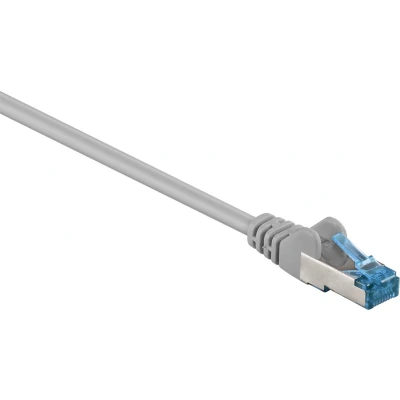 Afbeelding van S/FTP CAT6a 10 Gigabit netwerkkabel / grijs LSZH 5 meter