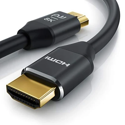 Afbeelding van CSL HDMI kabel 8K 1,5m @ 60Hz 4K 120Hz met DSC ARC 3D High Speed Ethernet HDTV UHD II Dynamic HDR 10+ Variabele Refresh Rate Dolby Vision Compatibel PS5 PS 5 XBOX Series X