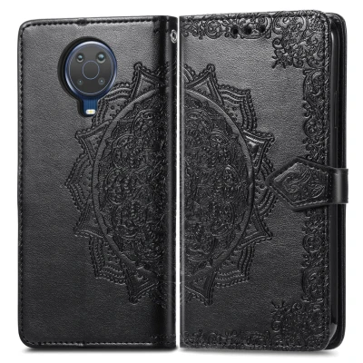 Afbeelding van Nokia G20 Hoesje Kunstleder iMoshion Bookcase Zwart Telefoonhoesje