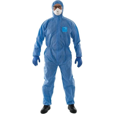 Afbeelding van Ansell AlphaTec 1500 Plus wegwerpoverall blauw M