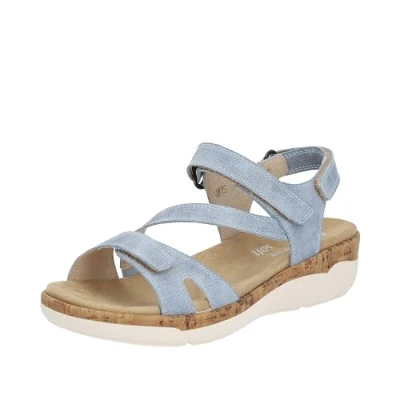 Afbeelding van Remonte Dames R6850 sandalen, jeans / 15, 38 EU, EU