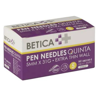 Afbeelding van Betica Pen needle 6mm x 31gram 100 stuks