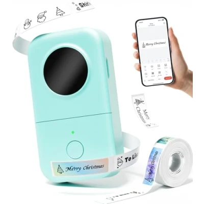 Afbeelding van Phomemo D30 Etikettenprinter Bluetooth Label Maker Machine Zelfklevende Etiketteerapparaat Mini labelprinter voor Thuis, Keuken, School, Kantoor, Compatibel met iOS &amp; Android