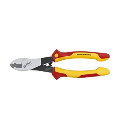 Afbeelding van Wiha Kabelknipper Industrial electric met In en uitschakelbare openingsveer 210 mm blister 43667