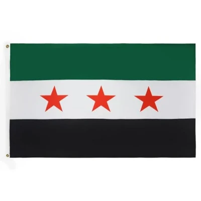 Afbeelding van Syrië VLAG Vrije Syrische Leger 90x60cm 60 x 90 cm Vlaggen AZ