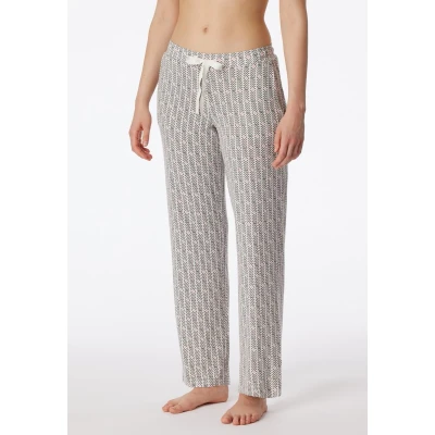 Afbeelding van Schiesser Pyjamabroek, Dames, Maat: 34, Schwarz weiß rosa