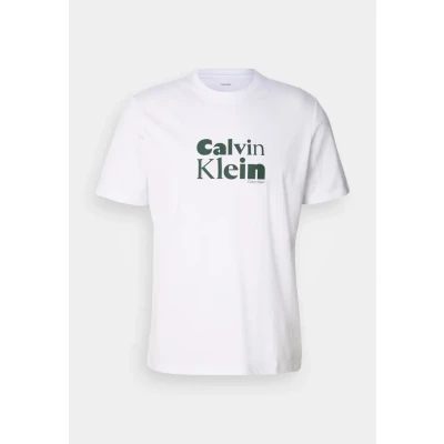 Afbeelding van Calvin Klein BOLD Tshirt print, Heren, Maat: XS, Brilliant white