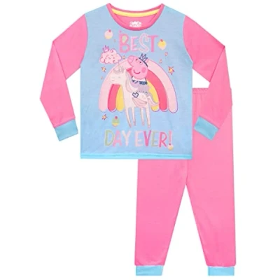 Afbeelding van Peppa Pig Meisjes Pyjama Eenhoorn Veelkleurig 116