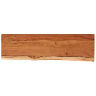 Afbeelding van vidaXL Wandschap rechthoekig natuurlijke rand 100x30x2,5 cm acaciahout
