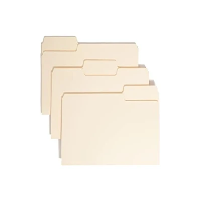 Afbeelding van Super Tab Folders, Letter,1/3 Cut Tab, Ltr,11pt,24/BX, Manila, Sold as 1 Pack