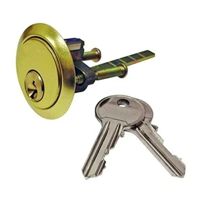 Afbeelding van Yale YES RC PB Essentials vervangende velgcilinder, gepolijste messing afwerking