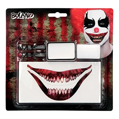 Afbeelding van Boland Schminkset Verschrikkelijke clown Carnaval, Halloween, Themafeest Halloween schmink Horror