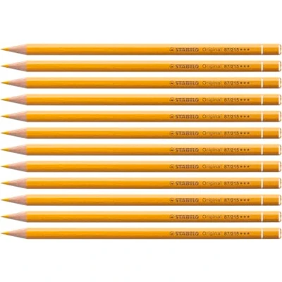 Afbeelding van Premium kleurpotlood STABILO Original 12 stuks indisch geel