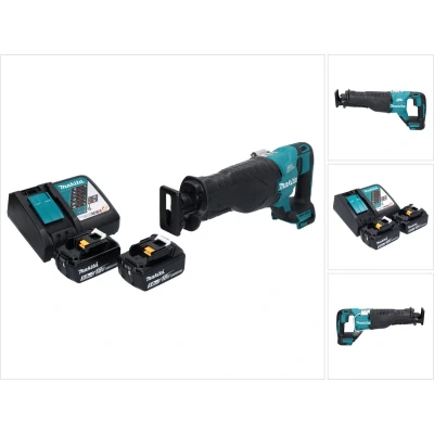 Afbeelding van Makita DJR 187 RT accu reciprozaag 18 V borstelloos + 2x oplaadbare 5.0 Ah lader