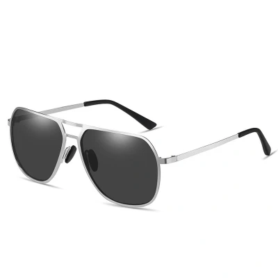 Afbeelding van BUGOLINI® Masculinitas Designer Zonnebril Voor Heren Gepolariseerd UV400 Silvery Grey