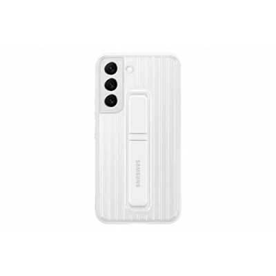 Afbeelding van Samsung Galaxy S22 Hoesje Kunststof Backcover/Hardcase Wit Telefoonhoesje Shockproof/Valbescherming