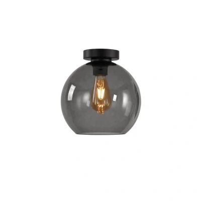 Afbeelding van Artdelight Plafondlamp MARINO grijs glas Ø 25cm PL 25 GR