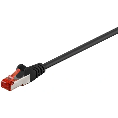 Afbeelding van Goobay CAT 6 Patch Cable, S/FTP (PiMF), black 7.5 m