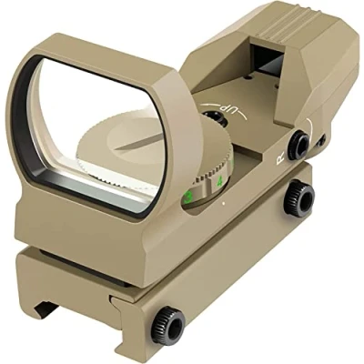 Afbeelding van Feyachi RS 28 Red Dot Sight met tactische 4 dradenkruizen Richtkijkers past 21 mm/22 mm Rails,Zand