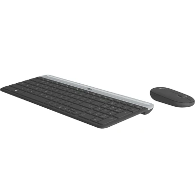 Afbeelding van Logitech Keyboard/Muis Set MK470, Draadloos, grafiet Slim Combo, DE, Optisch, 1000 dpi, Retail