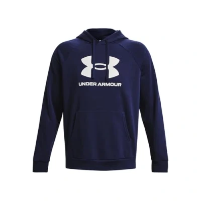 Afbeelding van Under Armour sporthoodie Rival donkerblauw