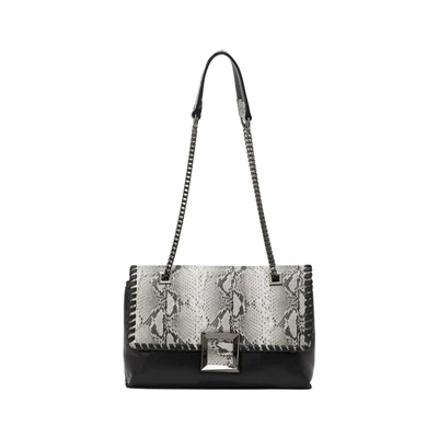 Afbeelding van faina Handtas White black, Dames, Maat: One Size, black