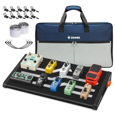 Afbeelding van Donner DB S200 Gitaareffects Pedalboard en Waterdichte Tas Set